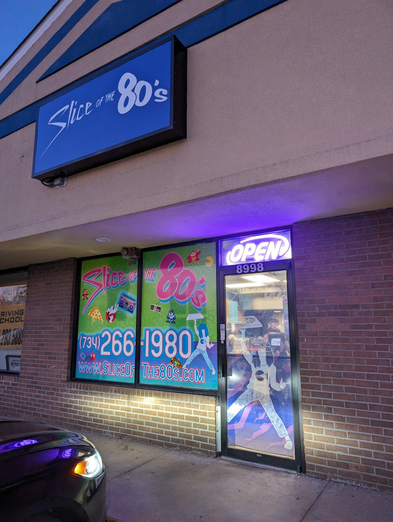 Slice Of The 80s in Livonia